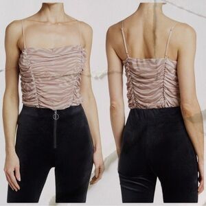 AFRM Ruched Mauve Camisole Top